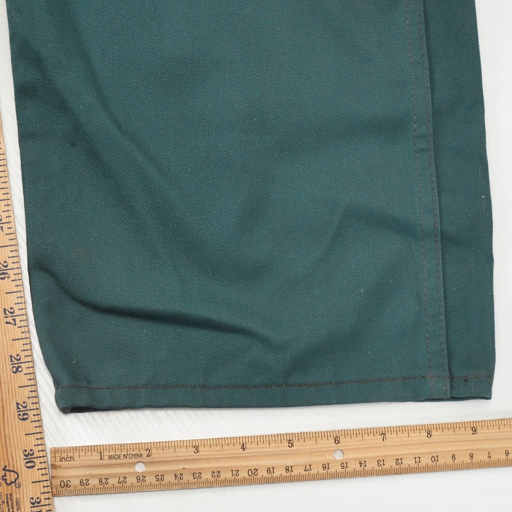Vintage Big Ben Wrangler Coveralls Men 40 Reg Green Canvas Mechanic USA - Picture 11 of 16